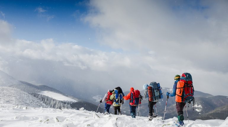 winter trekkng in Nepal