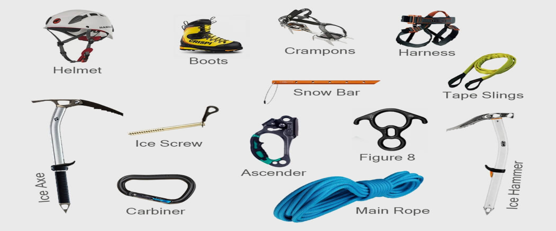 Essential Equipments for Peak Climbing in Nepal